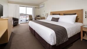 Premium bedding, minibar, in-room safe, desk