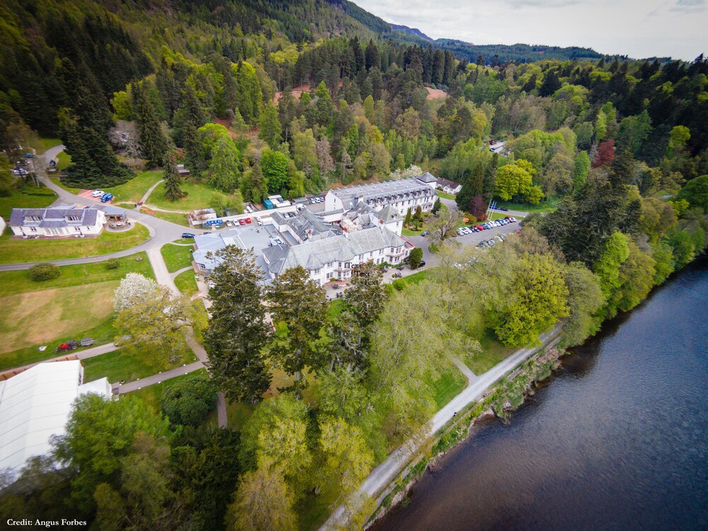 Aerial view, Dunkeld House Hotel