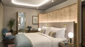 Lakens van Egyptisch katoen, luxe beddengoed, pillowtop-bedden