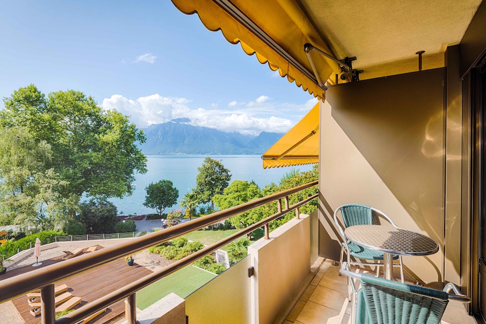 Balcony view, Royal Plaza Montreux 