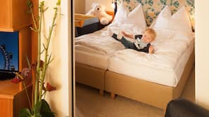 1 chambre, literie hypoallergénique, minibar