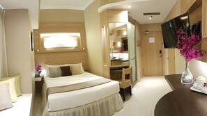 In-room safe, desk, blackout curtains, iron/ironing board