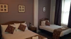 Desk, iron/ironing board, free WiFi, bed sheets