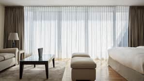 Premium bedding, minibar, in-room safe, desk