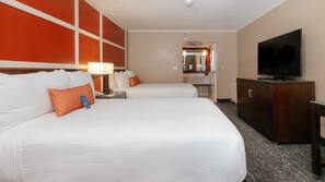 In-room safe, desk, iron/ironing board, free cribs/infant beds