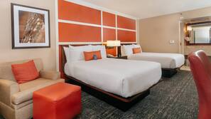 In-room safe, desk, iron/ironing board, free cribs/infant beds