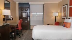 In-room safe, desk, iron/ironing board, free cribs/infant beds