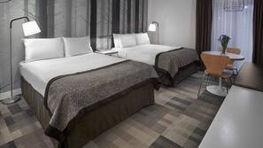 Premium bedding, pillow-top beds, iron/ironing board, free WiFi