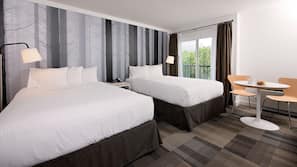 Premium bedding, pillow-top beds, iron/ironing board, free WiFi