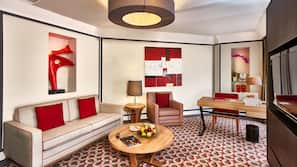 Premium bedding, minibar, in-room safe, desk