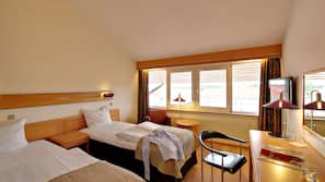 Hypo-allergenic bedding, desk, iron/ironing board