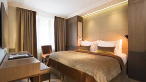 Minibar, in-room safe, desk, blackout curtains