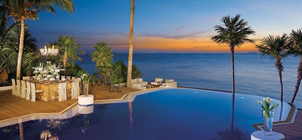 Outdoor banquet area, Zoetry Villa Rolandi Isla Mujeres Cancun - All Inclusive