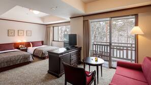 In-room safe, blackout curtains, iron/ironing board, free WiFi