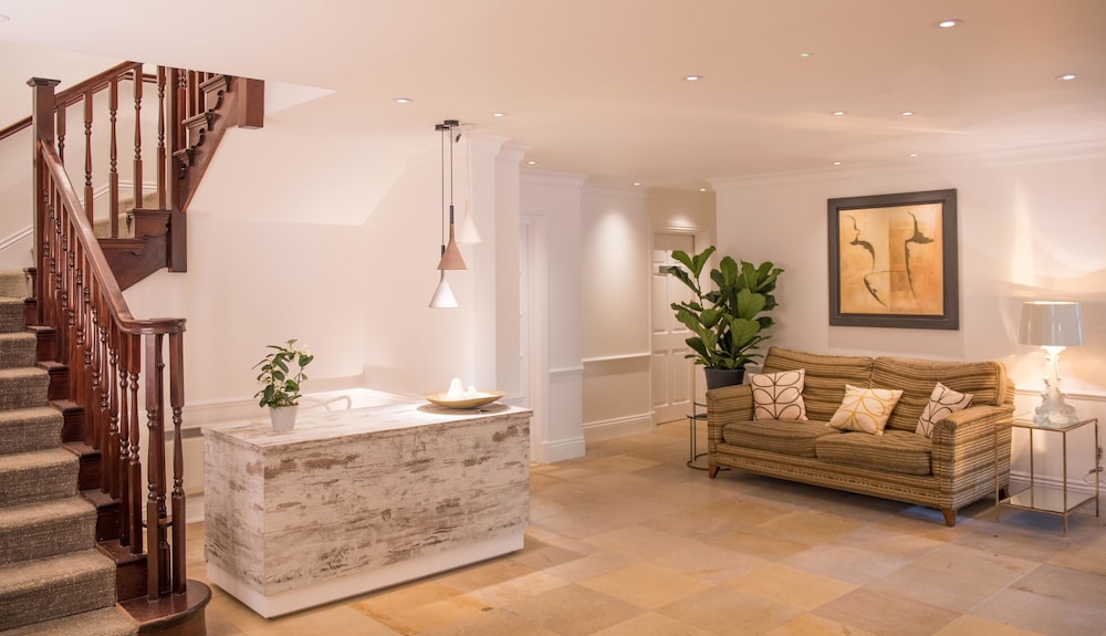 Spa reception, Chewton Glen Hotel & Spa