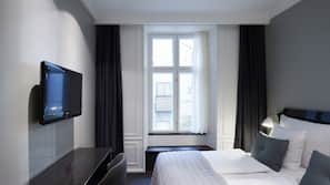 Minibar, in-room safe, desk, blackout curtains