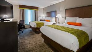 Egyptian cotton sheets, in-room safe, desk, iron/ironing board