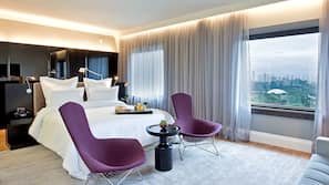 Premium bedding, minibar, in-room safe, desk