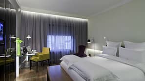 Premium bedding, minibar, in-room safe, desk