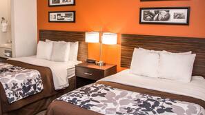 In-room safe, desk, iron/ironing board, rollaway beds