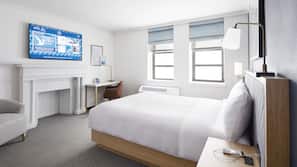 Ropa de cama de alta calidad, caja fuerte, escritorio y wifi gratis