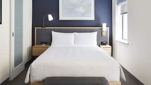 Ropa de cama de alta calidad, caja fuerte, escritorio y wifi gratis