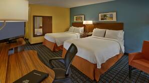 In-room safe, desk, iron/ironing board, free cribs/infant beds