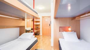 Literie hypoallergénique, coffre-forts dans les chambres, bureau