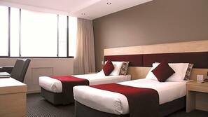 Minibar, in-room safe, desk, blackout drapes
