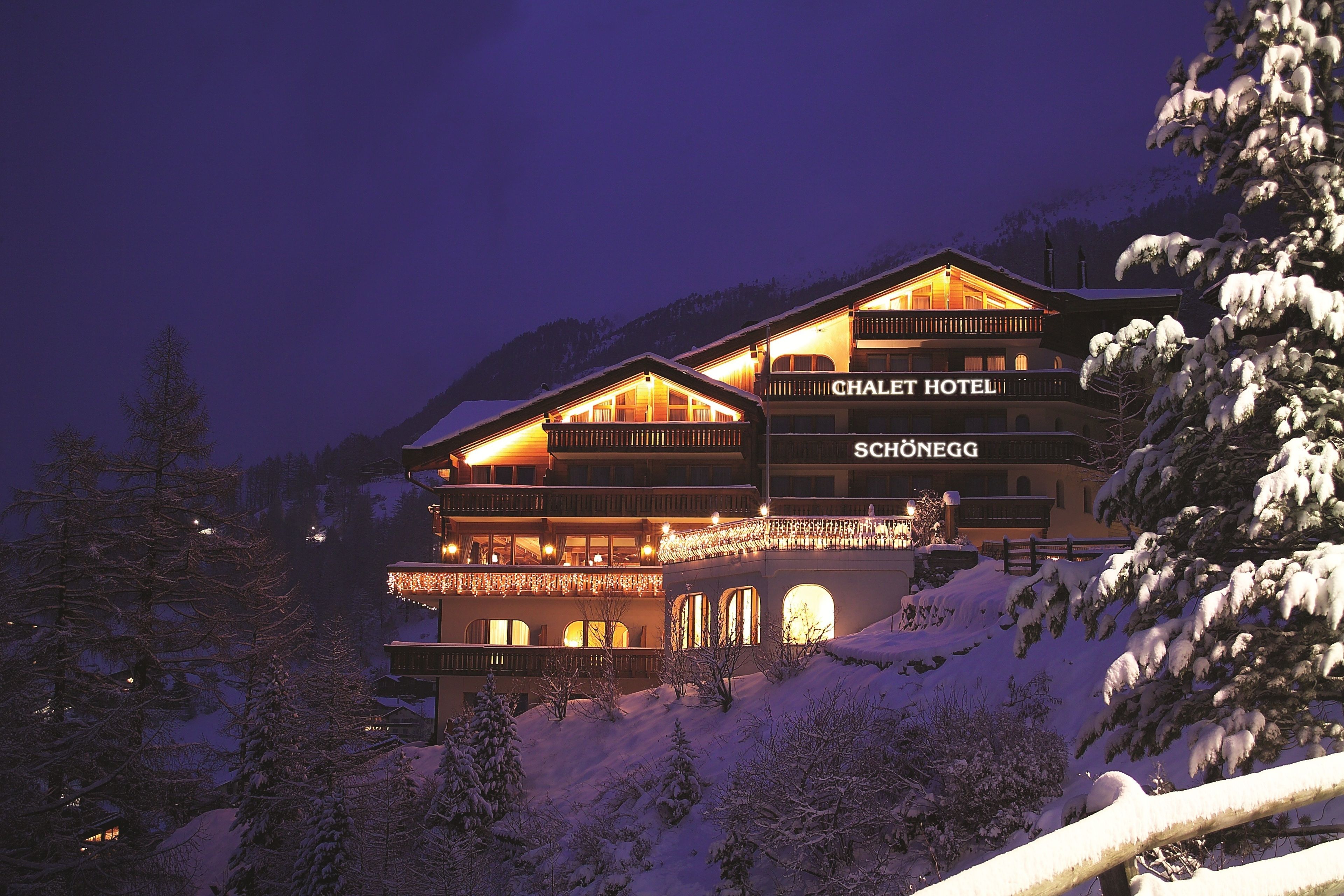 Chalet Hotel Schönegg in Zermatt, Switzerland