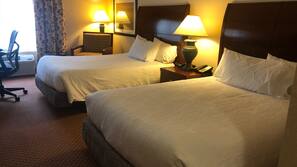 Desk, blackout drapes, iron/ironing board, free WiFi