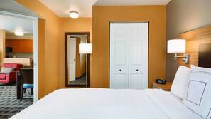 Premium bedding, down comforters, pillowtop beds, in-room safe