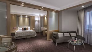 Minibar, in-room safe, desk, blackout curtains