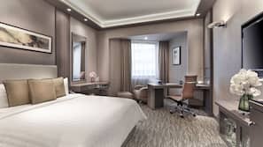 Minibar, in-room safe, desk, blackout curtains