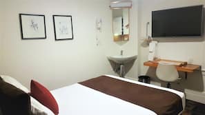 Iron/ironing board, free cots/infant beds, free WiFi