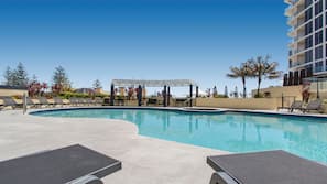 Indoor pool, outdoor pool