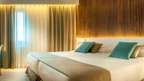 Een minibar, een bureau, gratis wifi
