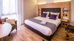 Minibar, desk, blackout curtains, soundproofing