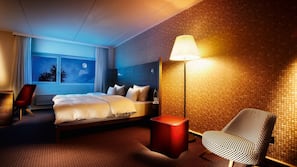 1 Schlafzimmer, hochwertige Bettwaren, Zimmersafe, Schreibtisch