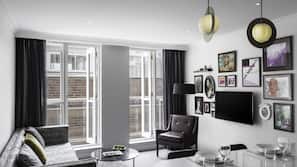Premium bedding, pillow top beds, minibar, in-room safe