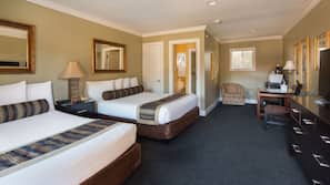 Iron/ironing board, rollaway beds, bed sheets