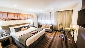 Luxe beddengoed, Select Comfort-bedden, een minibar