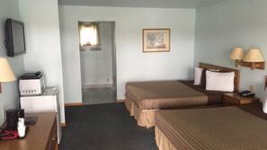 Iron/ironing board, free WiFi, alarm clocks