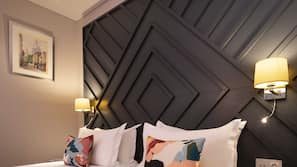 In-room safe, desk, blackout curtains, soundproofing