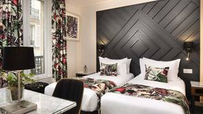 In-room safe, desk, blackout curtains, soundproofing