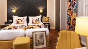 In-room safe, desk, blackout curtains, soundproofing