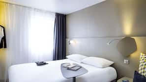 In-room safe, blackout curtains, soundproofing, iron/ironing board