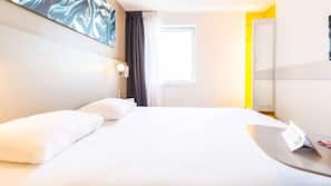 In-room safe, blackout curtains, soundproofing, iron/ironing board
