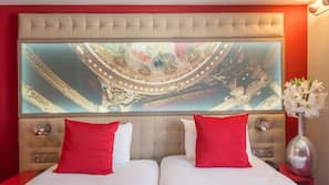 In-room safe, blackout curtains, free WiFi, linens