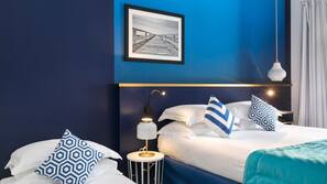 In-room safe, desk, blackout curtains, soundproofing